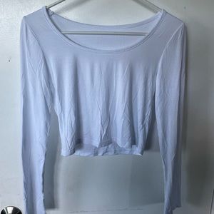 White crop top